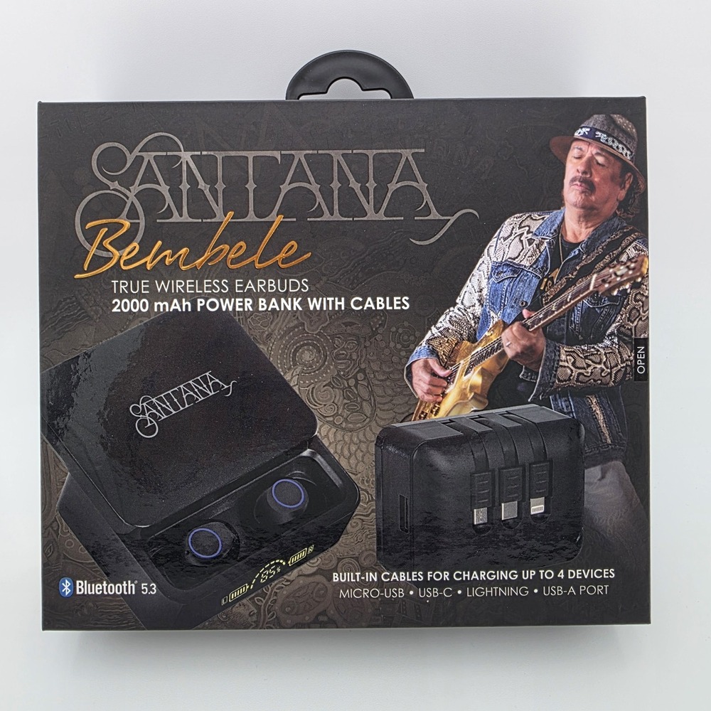 Sealed Box! Santana Bembele Wireless Earbuds | Power Bank & Case | Bluetooth
